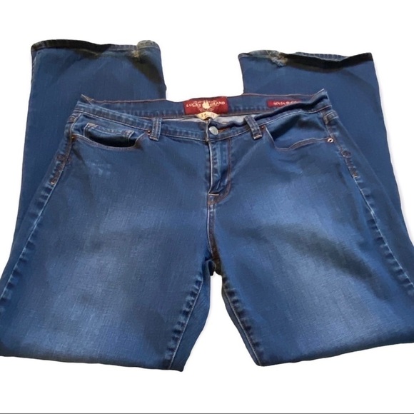 Lucky Brand Sofia Boot Mid Rise Ankle Jeans Size 14/32 - Picture 3 of 16